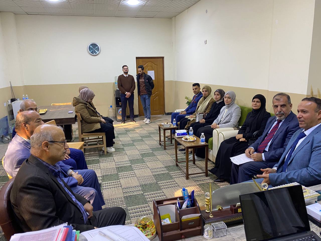 The Department of Chemical Engineering and Petroleum Industries at al mustaqbal  University receives the Scientific Committee of the Department of Chemical Engineering at the University of Kufa