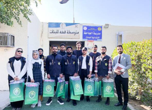 زيارة قسم الامن السيبراني كلية العلوم جامعة المستقبل متوسطة فظه للبنات