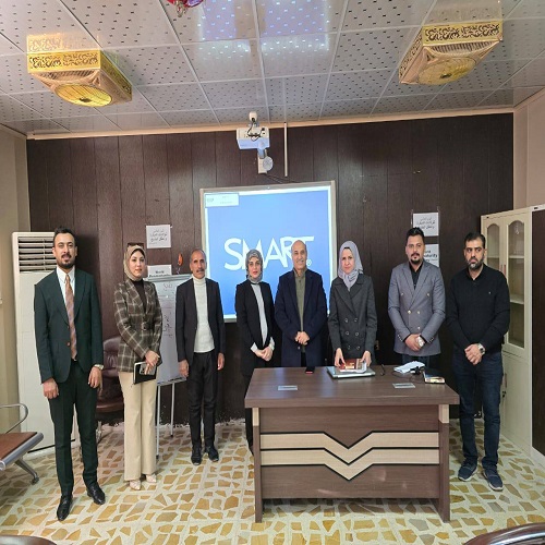 Dr. Talib Jijan's participation in a training workshop in the Babylon Health Department, Public Health Department, on the university health coordinator to detect communicable diseases