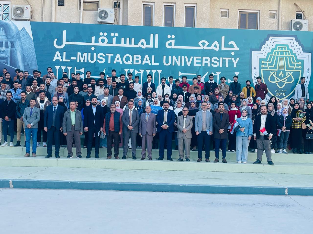 A reception ceremony for the students of the first stage, the second gate, in the Department of Chemical Engineering and Petroleum Industries, Future University