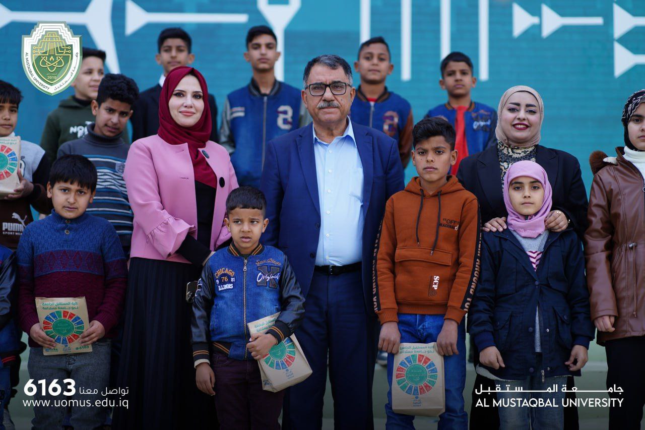 قسم تقنيات المختبرات الطبية في كلية التقنيات الصحية والطبية بجامعة المستقبل ينظم فعالية استضافة لمجموعة من الأيتام من مؤسسة الزهراء الخيرية