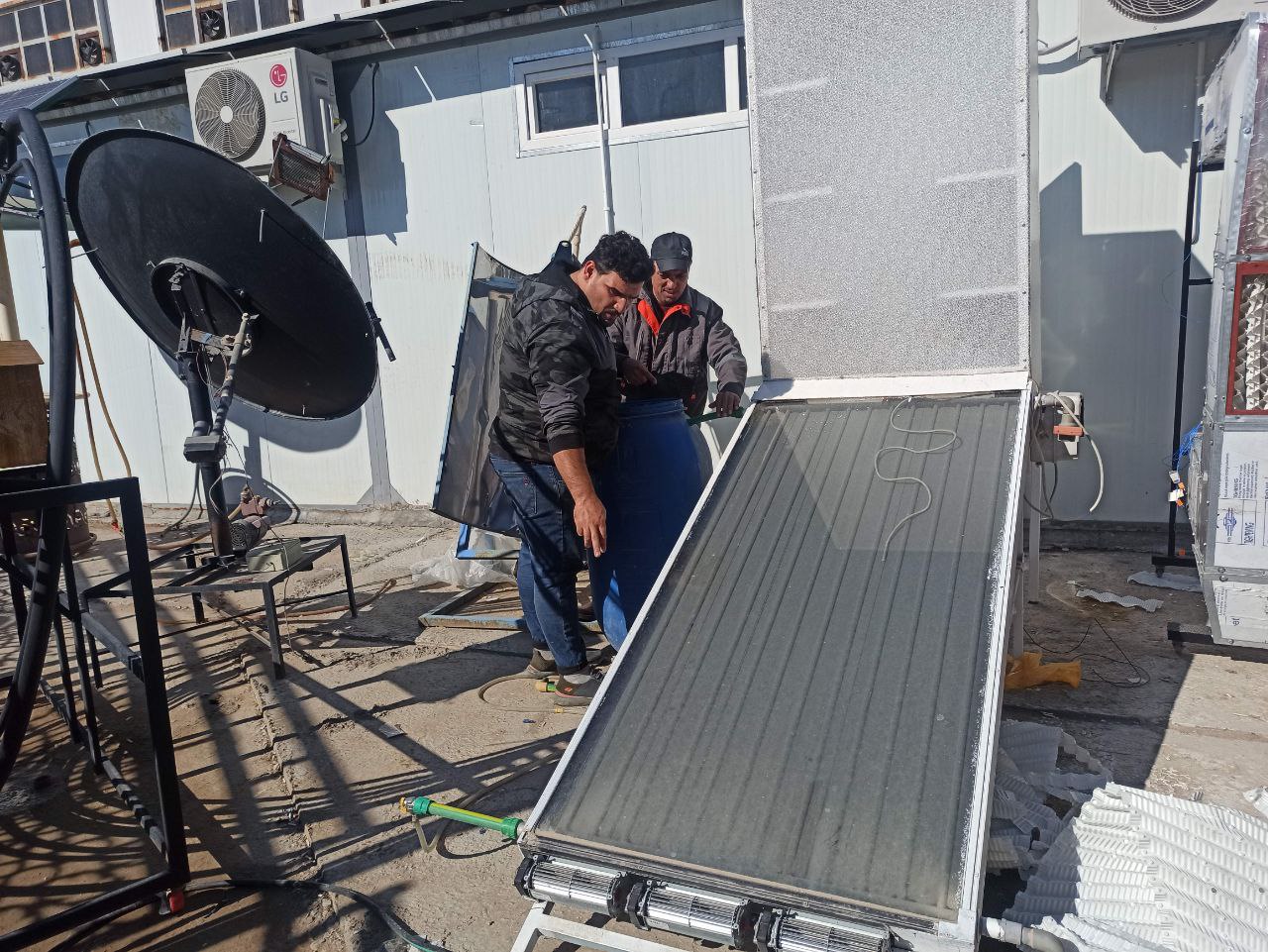 تهيئة الاجهزة المختبرية للمشاركة في اسبوع الاستدامة 