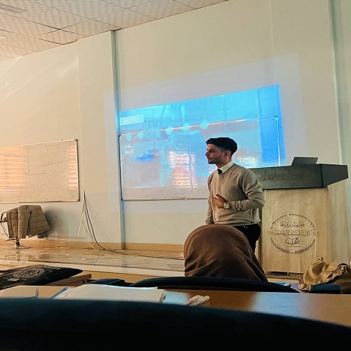 The Department of Anesthesia Techniques at the College of Health and Medical Technologies holds a scientific lecture for students