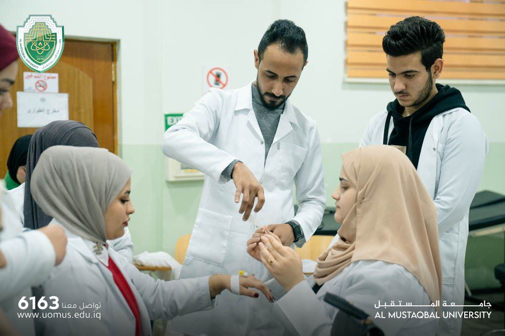 The Department of Anesthesia Techniques at the College of Health and Medical Technologies holds an educational workshop (How to use cannulas and their types)