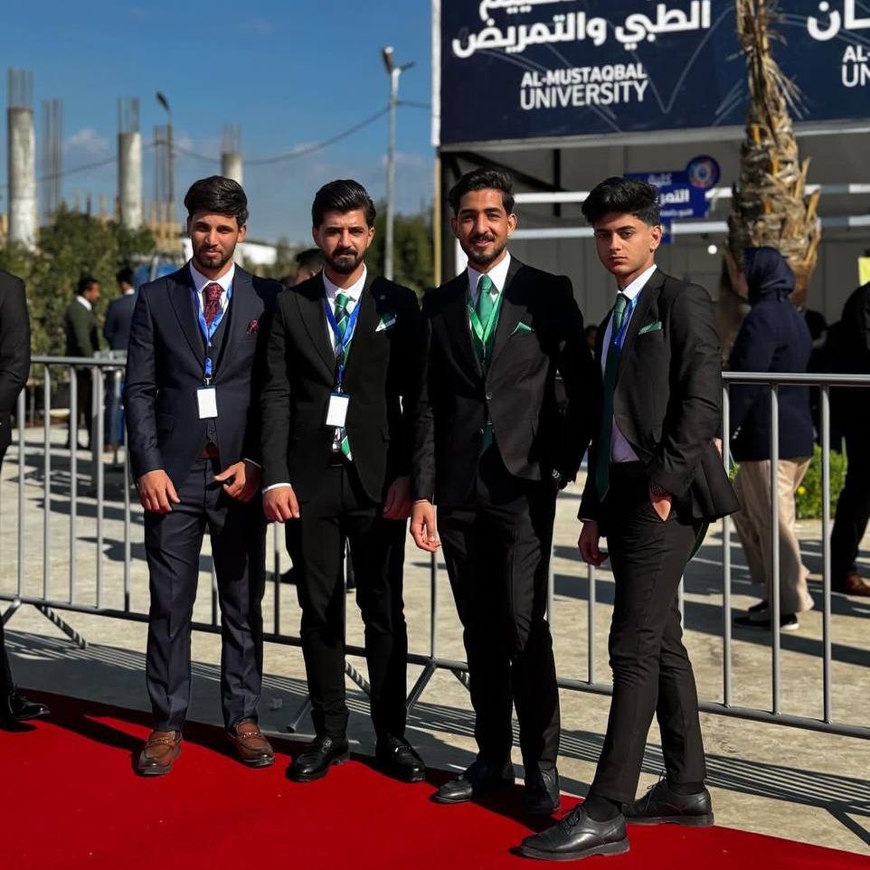 شارك طلبة قسم تقنيات الهندسة الكهربائية في لجنة الاستقبال 