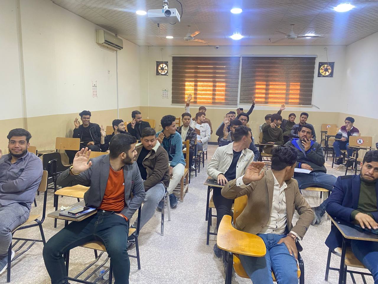 أنتخابات ممثلي  الطلبة المرحلة الاولى  الشعبة A الدراسة الصباحية