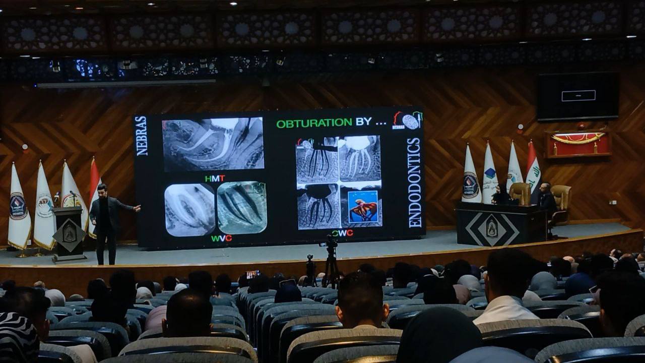 شارك طلبة قسم هندسة تقنيات الأجهزة الطبية المرحلة الرابعة في المؤتمر الدولي الثالث لطب الأسنان