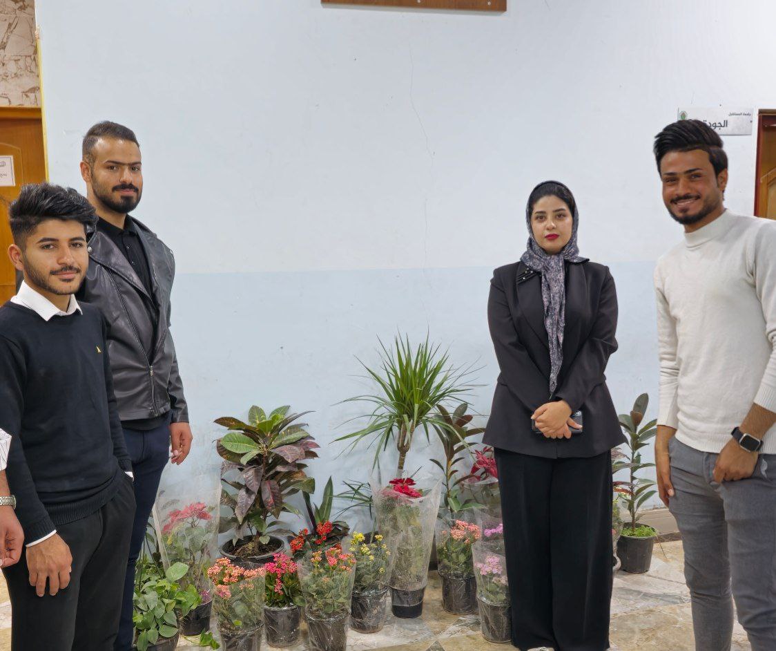 نباتات ظلية لبيئة مستدامة في قسم الاجهزة الطبية 