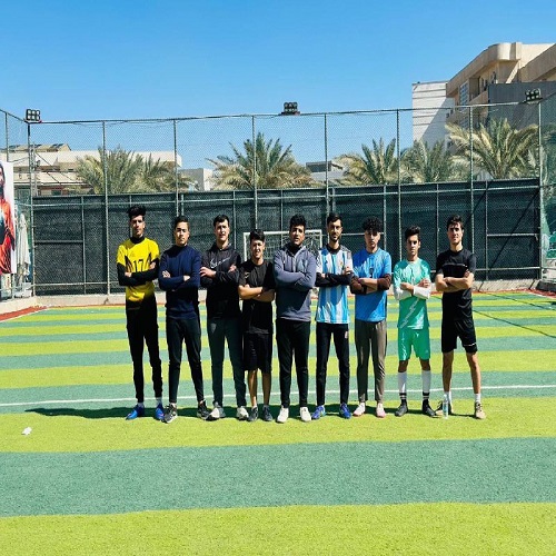 The Anesthesia Techniques Department holds a friendly football match between the first-year Group D students