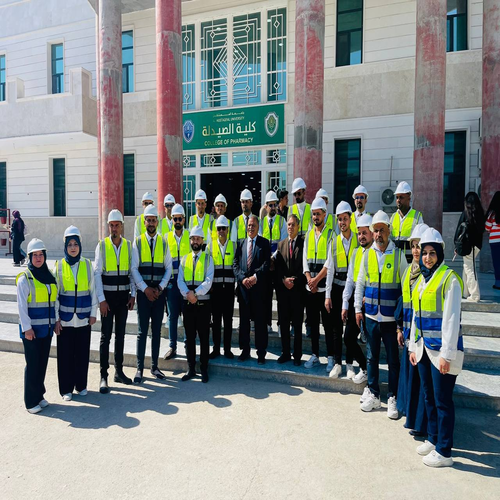 تم اخذ قراءات لنقاط في بناية رئاسة الجامعة الجديدة التي تحت الانشاء حاليا على اجهزة الثيودولايت كدرس تطبيقي عملي في علم المساحة 