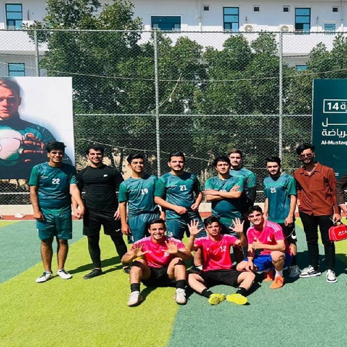 The Department of Anesthesia Techniques organized a friendly football match between the students of the second stage, Group A and B