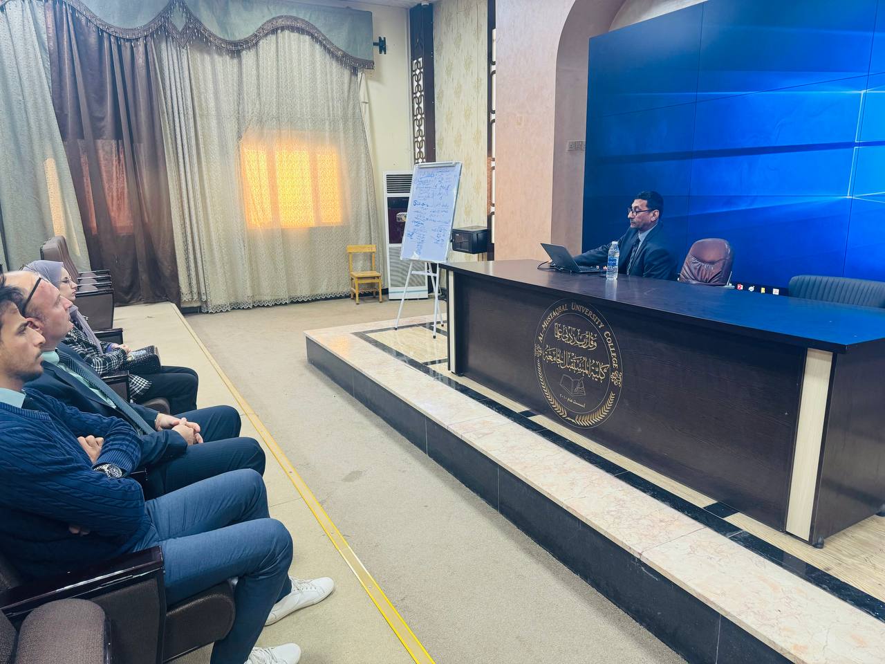 اقام التدرسي الدكتور أسعد عبد الرحمن نايف سمنار بعنوان ( Microservices spring boot structure for modern web development in the industry