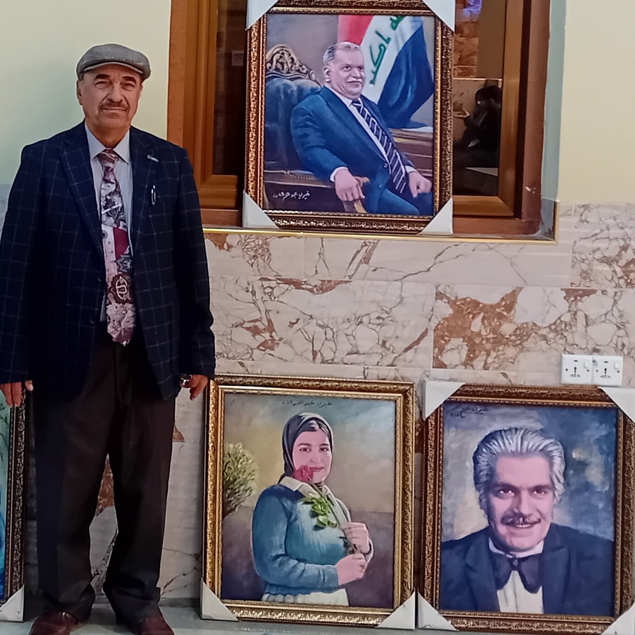 جانب من الابداع والاحساس العالي لاحد تدريسيي قسم هندسة تقنيات الأجهزة الطبية 