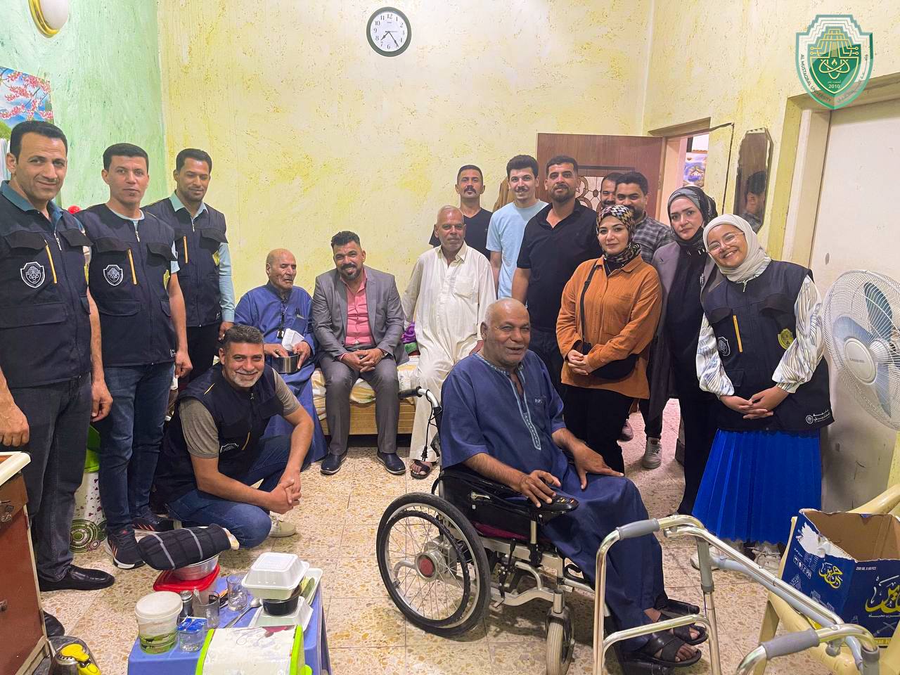 قسم هندسة تقنيات الحاسوب ينظم حملة تطوعية لزيارة دار المسنين في بابل وإعداد وجبة إفطار لهم. 