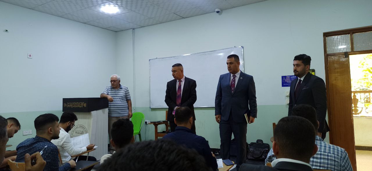 إجراء الإمتحانات المشتركة لقسم هندسة تقنيات البناء والانشاءات في جامعة المستقبل