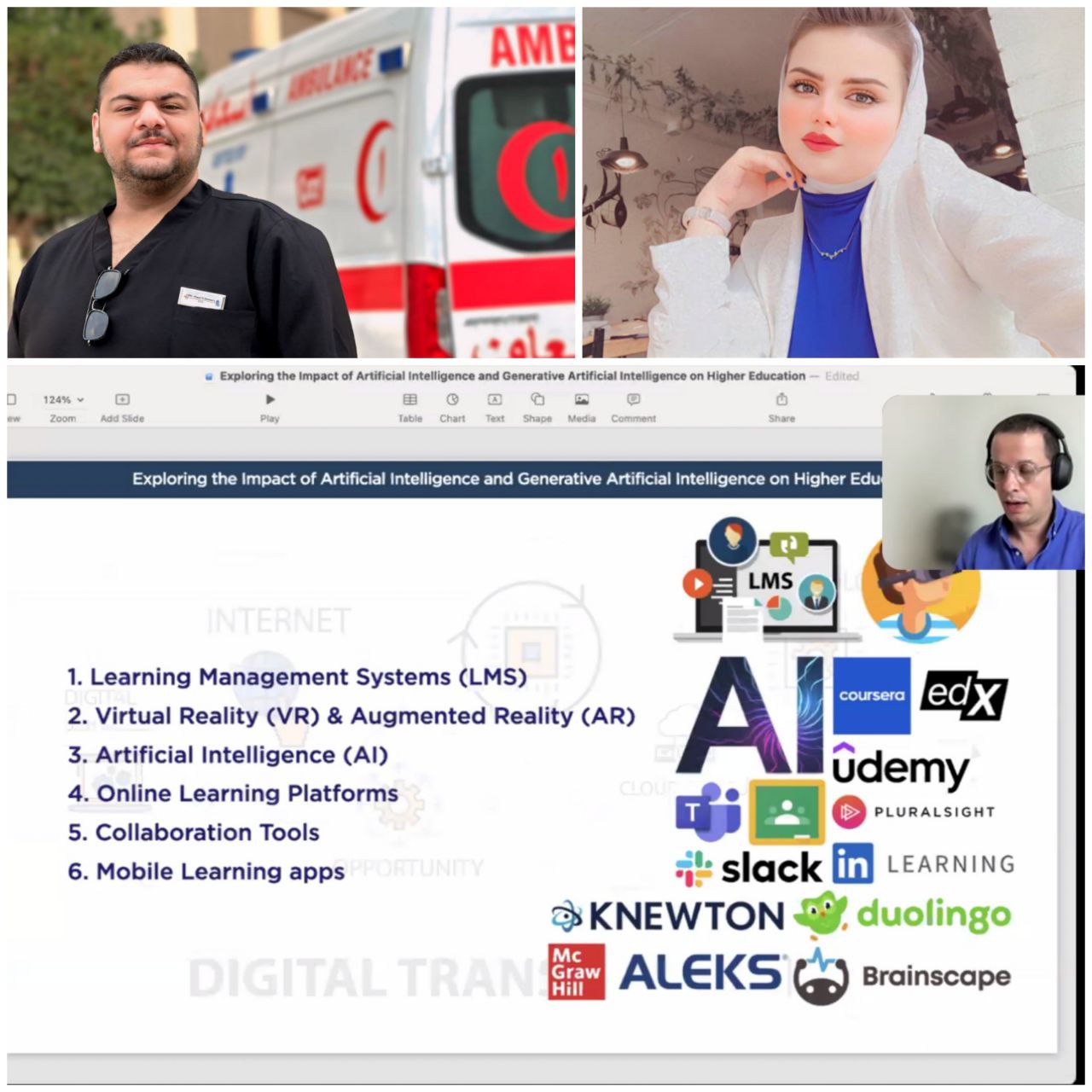 شارك ممثل قسم هندسة تقنيات الأجهزة الطبية في الورشة التي اقامتها جامعة الفراهيدي مع جامعة تايلور الماليزية .