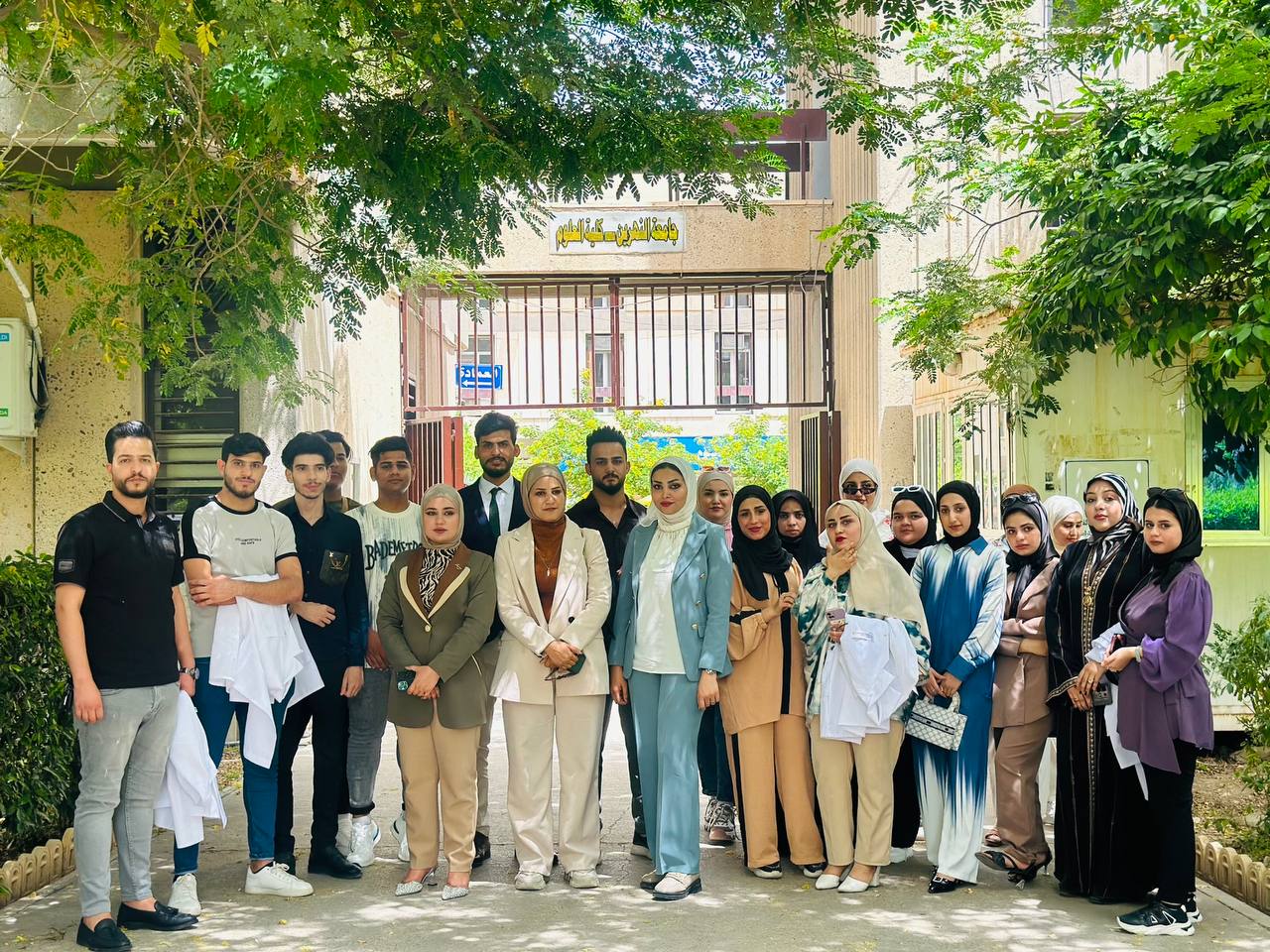 سفره علمية لطلبة قسم الكيمياء الحياتية الى جامعة النهرين / كلية العلوم