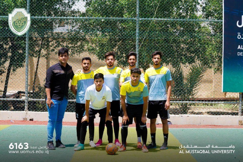 The Department of Anesthesia Technology organized a five-a-side football tournament for first-year students at Al_mustaqbal University