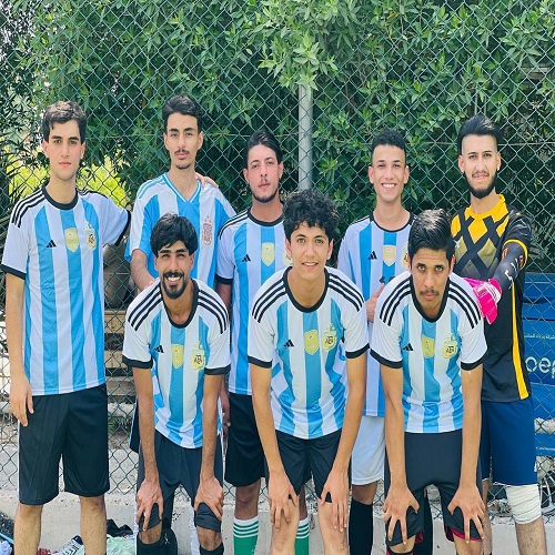 The Department of Anesthesia Technologies at the College of Health and Medical Technologies holds a  football game among first-year students