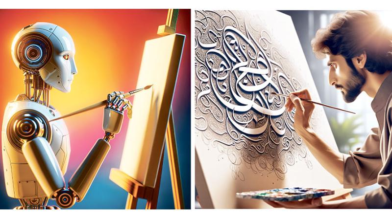 مقال بعنوان "الذكاء الاصطناعي والفن: عندما تلتقي التقنية بالإبداع" للاستاذ المبرمج مصطفى الربيعي