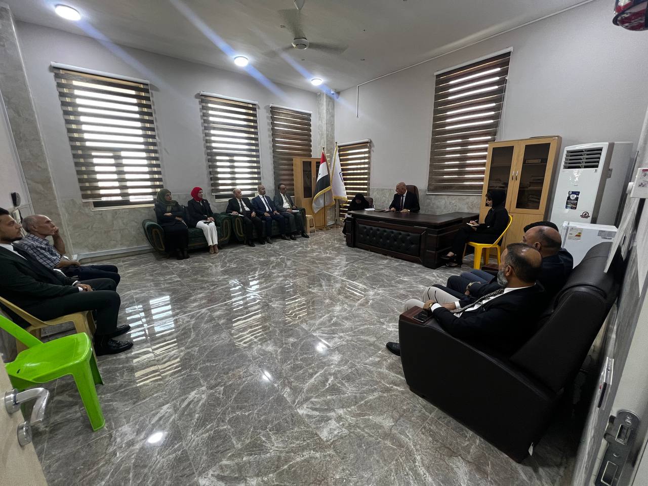 اجتماع السيد مدير الاشراف مع عمادة كلية التمريض