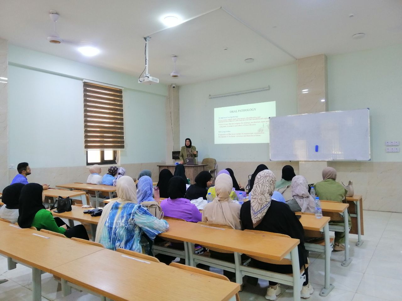 حلقة نقاشية بعنوان التوعية بمسببات سرطان الفم 