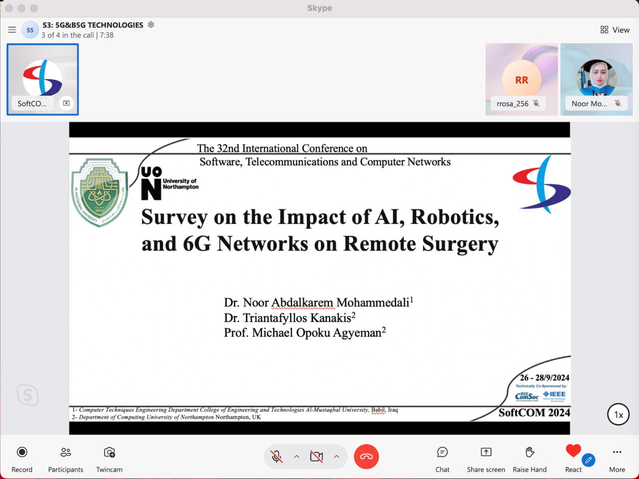 دراسة استقصائية حول تأثير الذكاء الاصطناعي والروبوتات وشبكات الجيل السادس على الجراحة