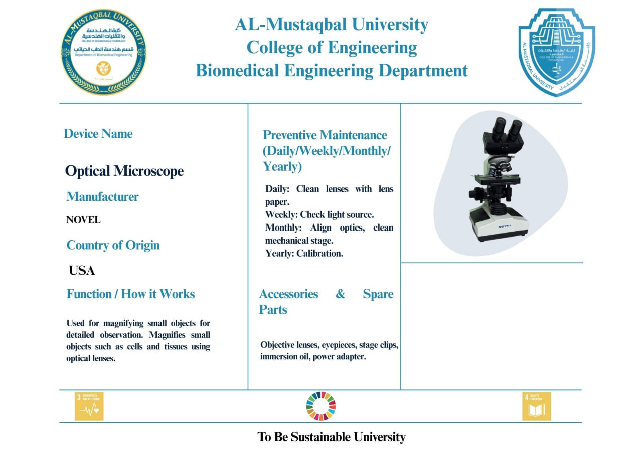 المجهر البصري (Optical Microscope)