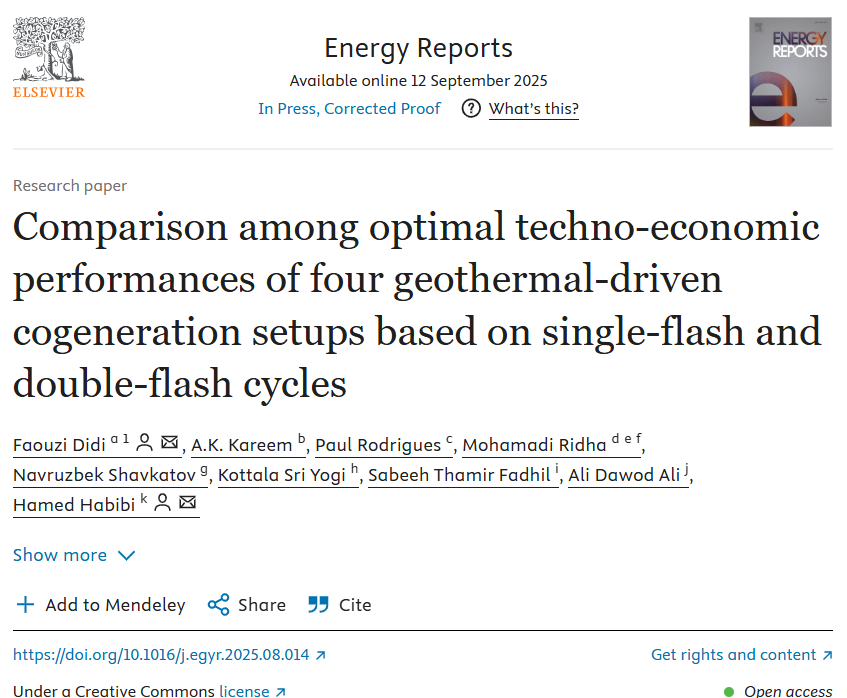 "نشر بحث علمي في مجلة عالمية رصينة للدكتور علي كامل كريم "