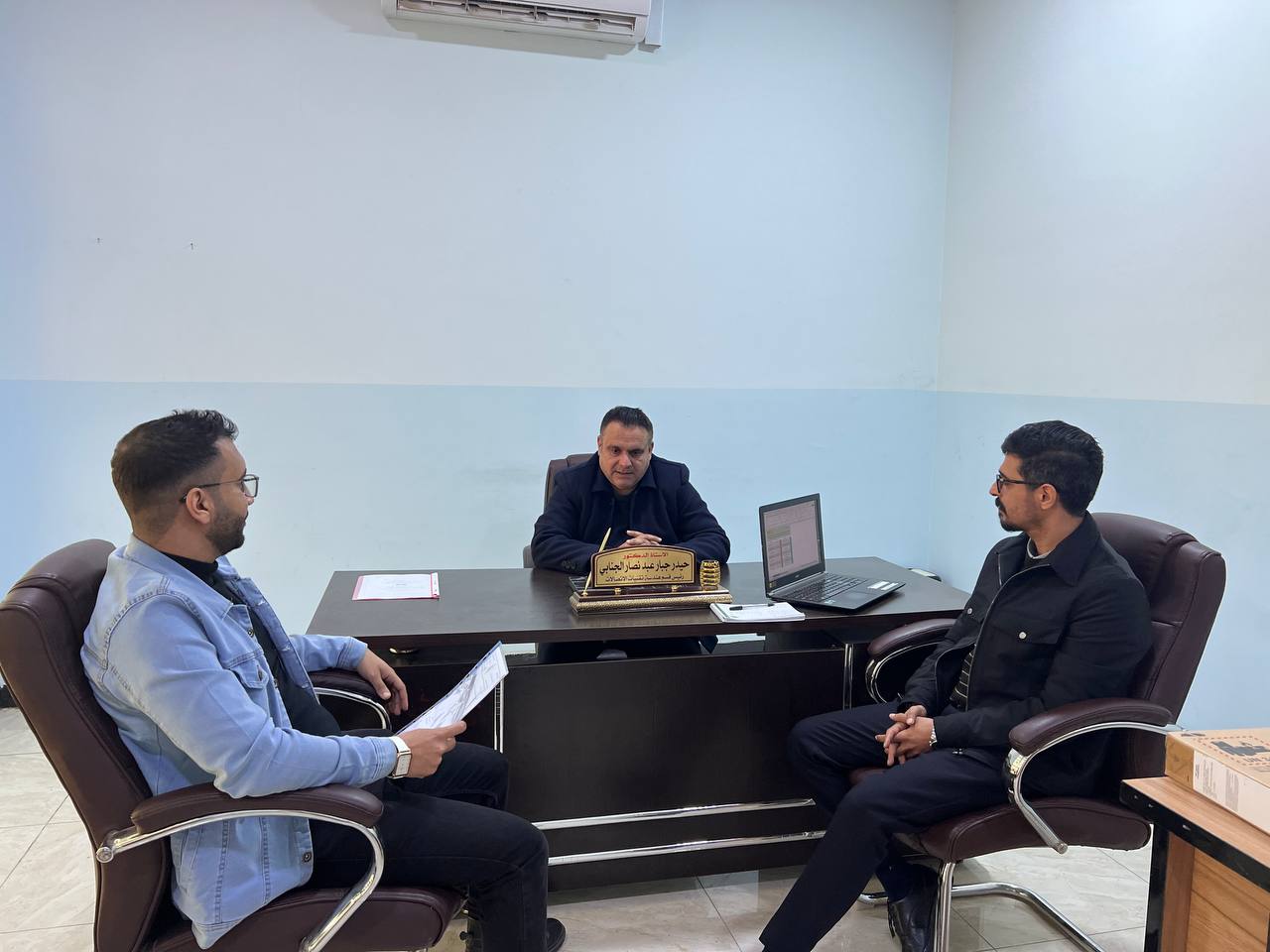 انعقاد اجتماع لجنة مجلس قسم  هندسة تقنيات الاتصالات جامعه المستقبل