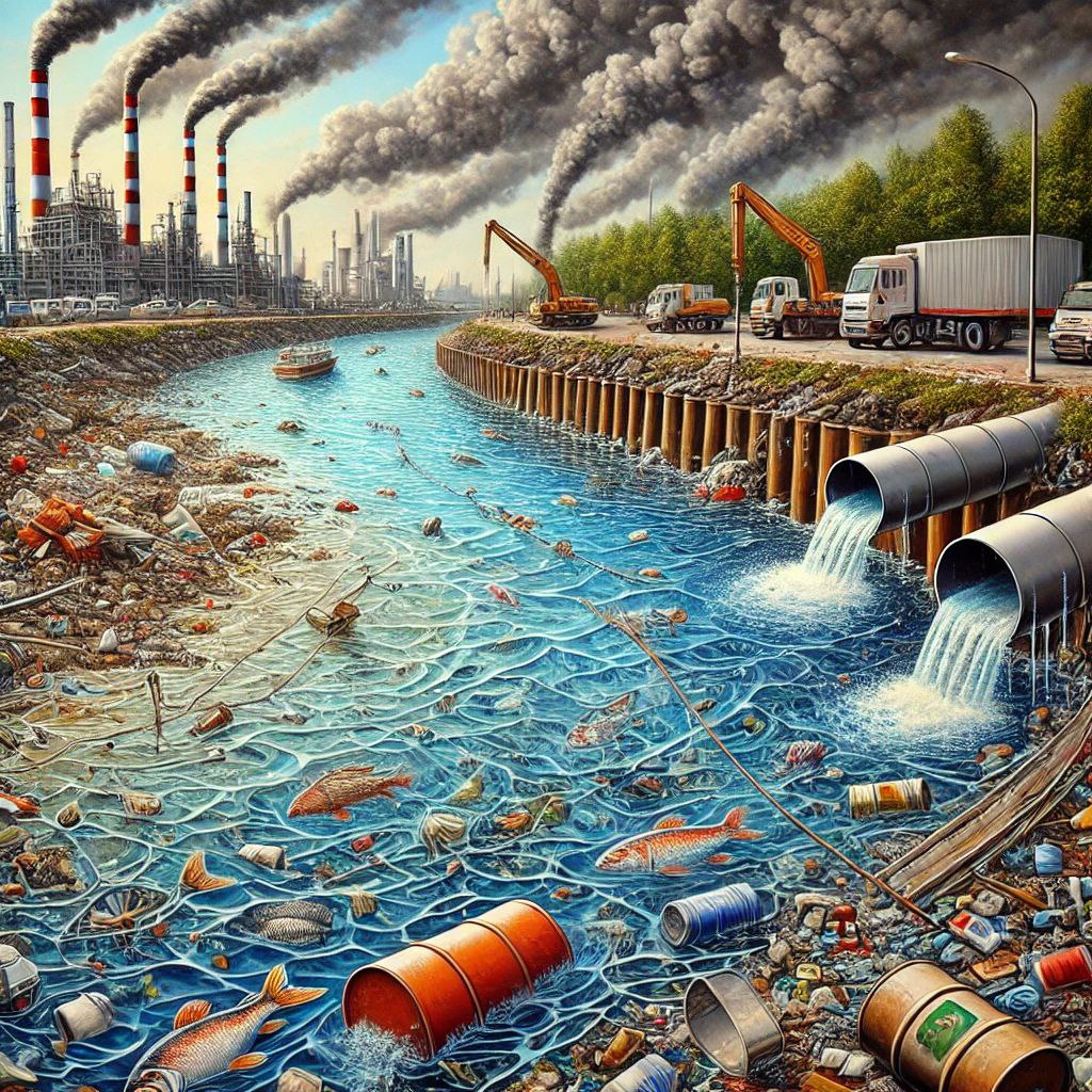 مقاله علمية للتدريسية ( م.م الاء احمد عساف ) بعنوان ""تلوث المياه: أسبابه وآثاره وحلوله""