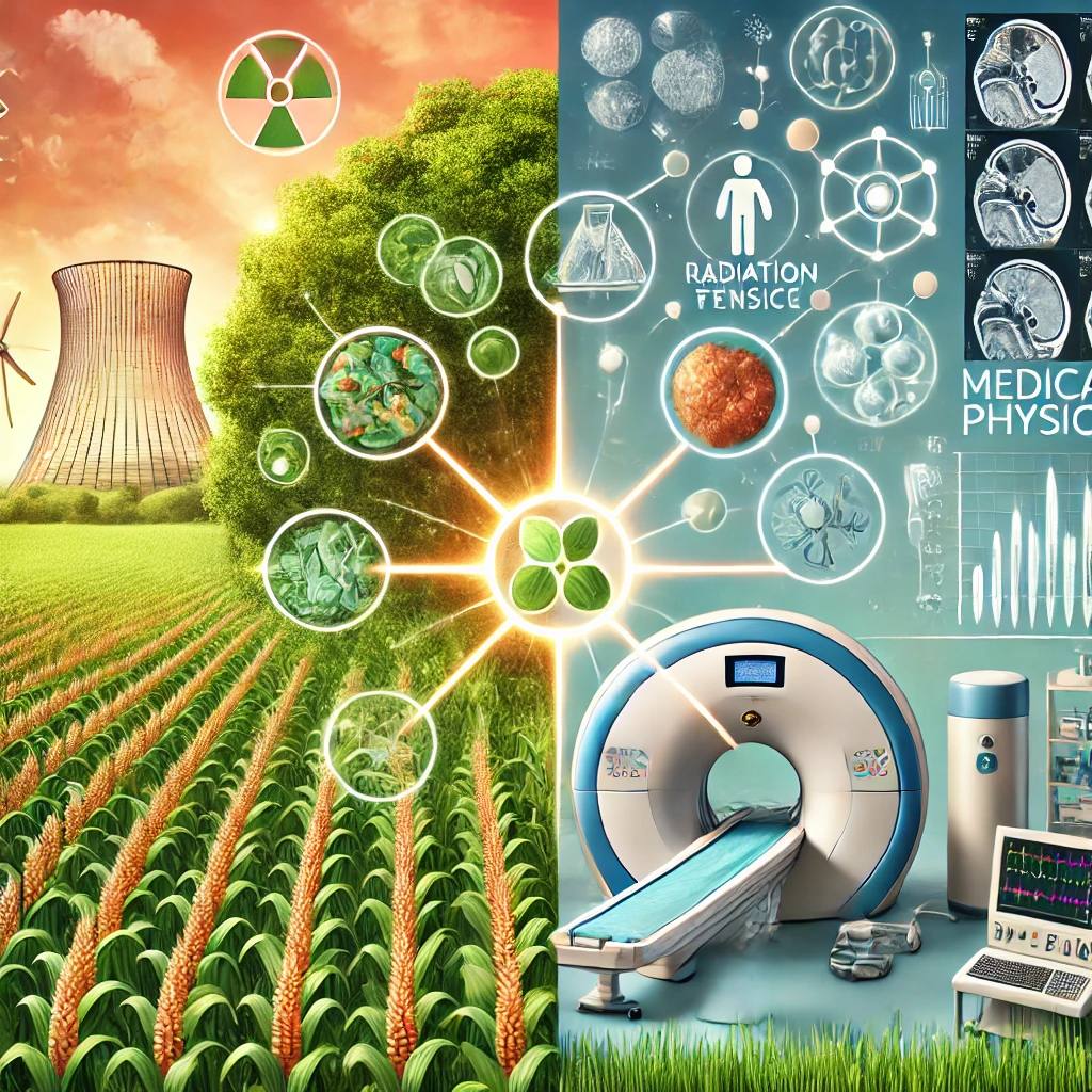 مقالة علمية ( للست نور عيسى) بعنوان " الزراعة وعلاقتها بالفيزياء الطبية".