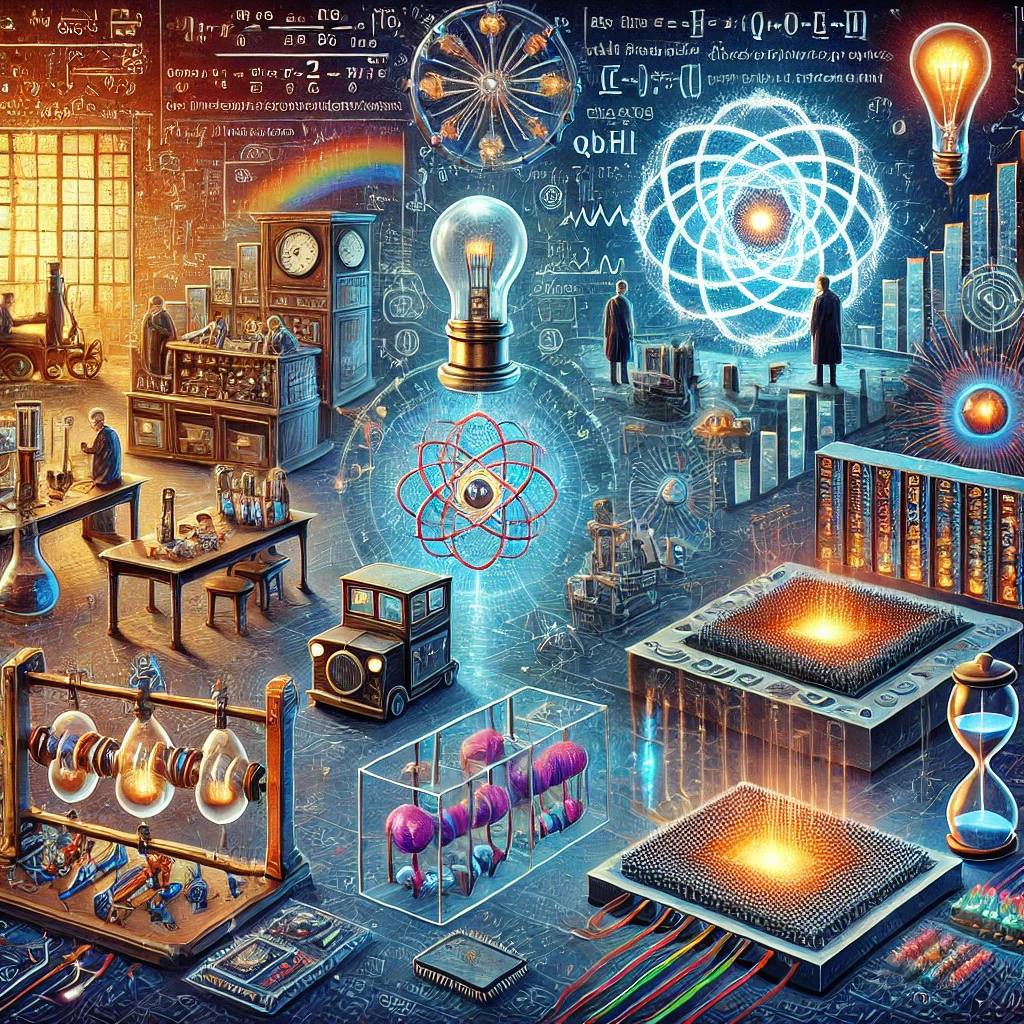 مقالة علمية للتدريسي (د كريم هندول ) بعنوان "دور الفيزياء في التطور التكنولوجي من الكهرباء الى الحوسبة الكمية "