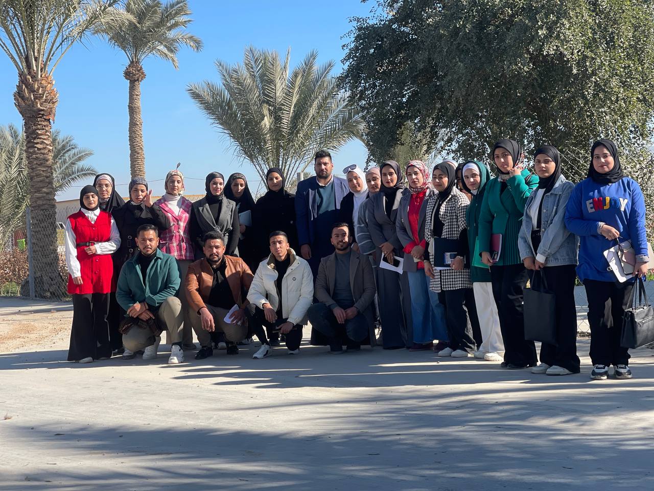 Biochemistry Department Freshmen Organize a Recreational Trip to Al-Mustaqbal University Reserve