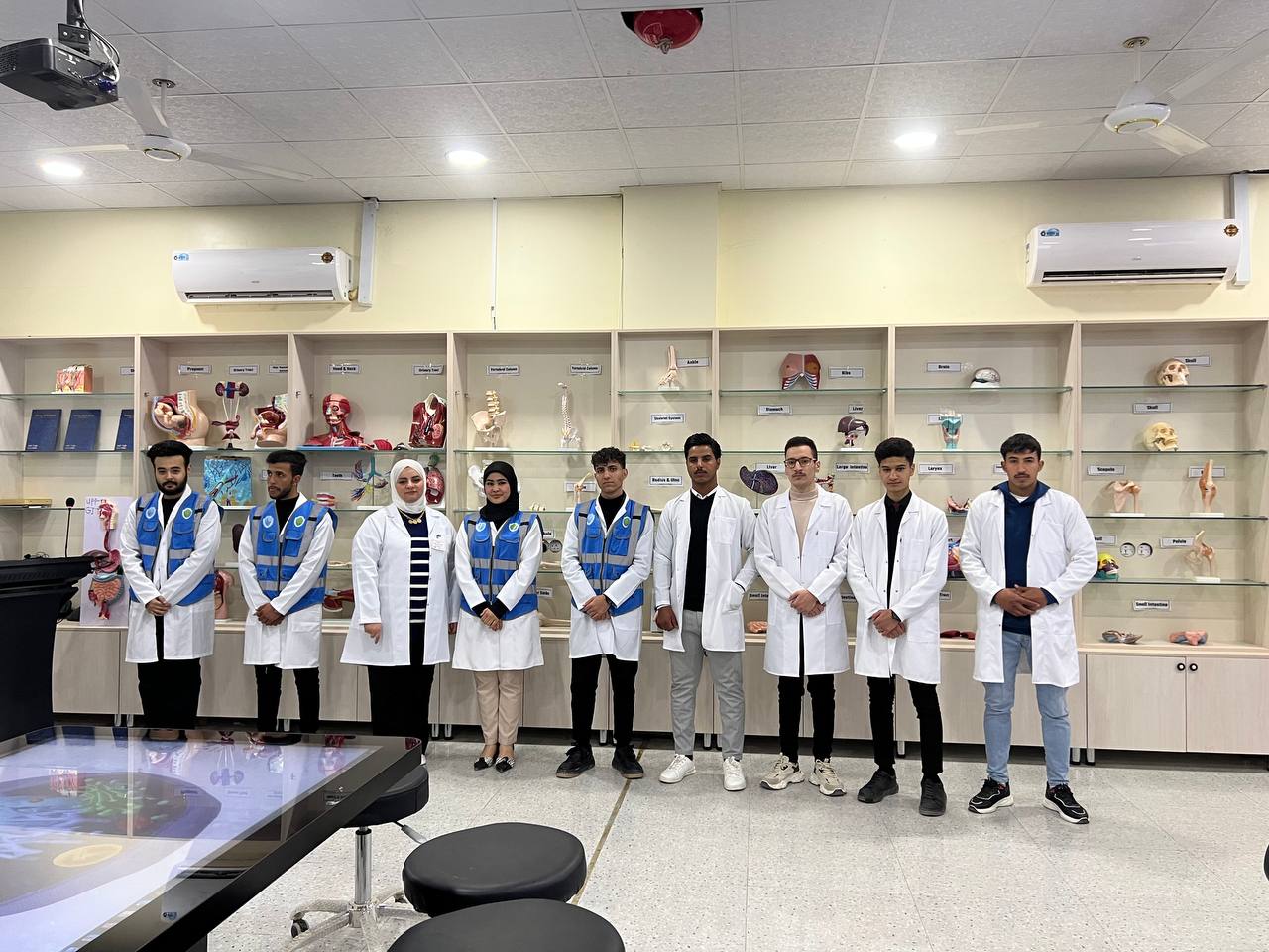 Participation of Sustainability Ambassadors from the Biomedical Engineering Department in the Anatomy Lab