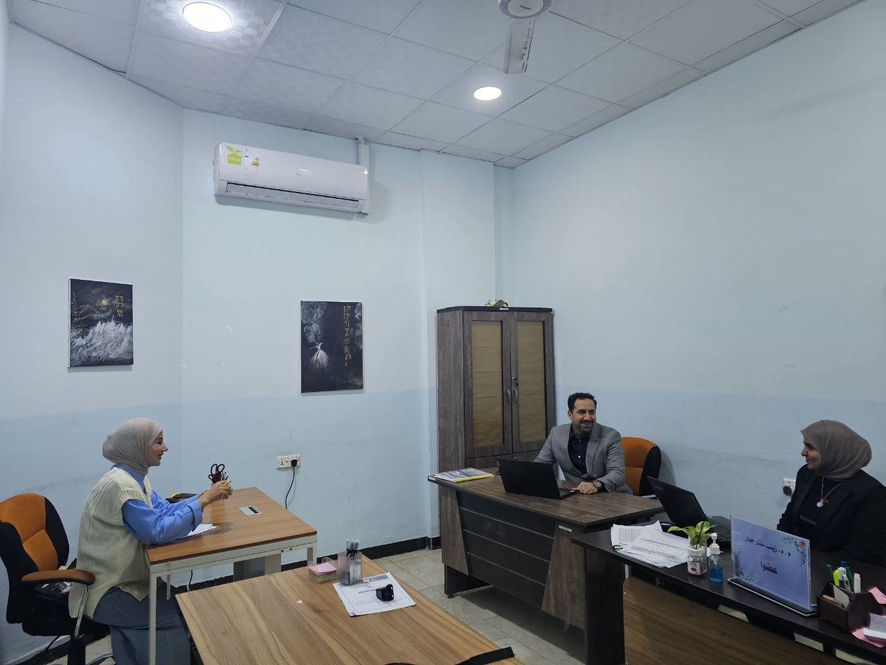 "Meeting of the Activities Committee in the Department of Biomedical Engineering to discuss the latest developments."