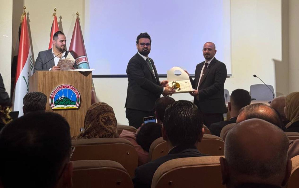 "A notable participation by Dr. Damir Najah Saud in the International Exhibition of Innovations and Inventions at the University of Sulaymaniyah."