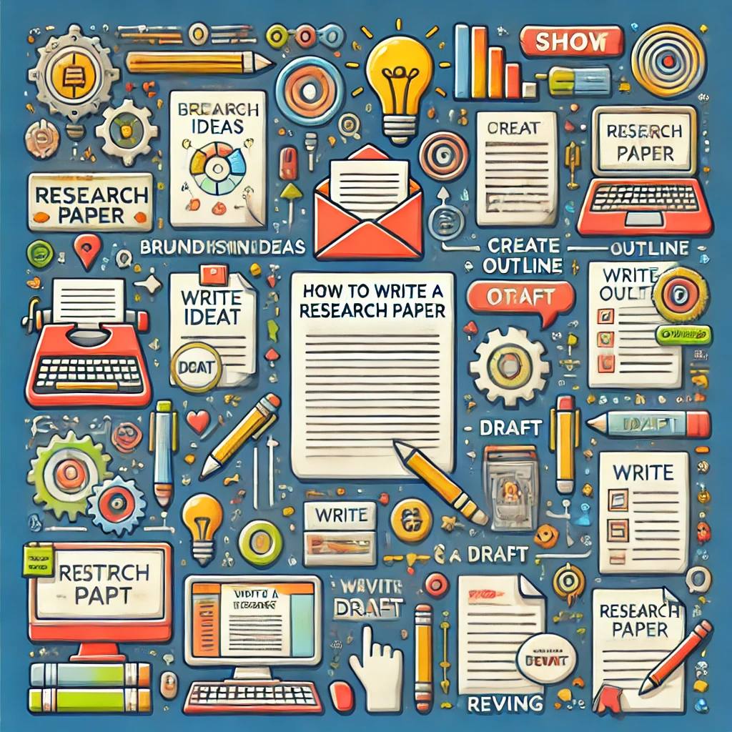 مقالة علمية للتدريسية ( م.م اسراء حسين امويشي ) بعنوان "كيفية كتابة البحث" 