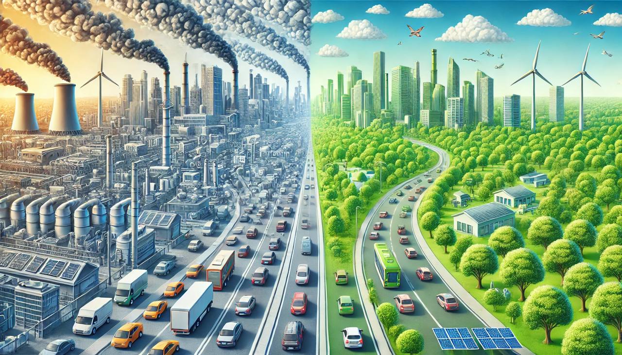 مقالة علمية للتدريسية ( م.م فاطمة باسم) بعنوان "تحسين جودة الهواء في المدن: التحديات والحلول"