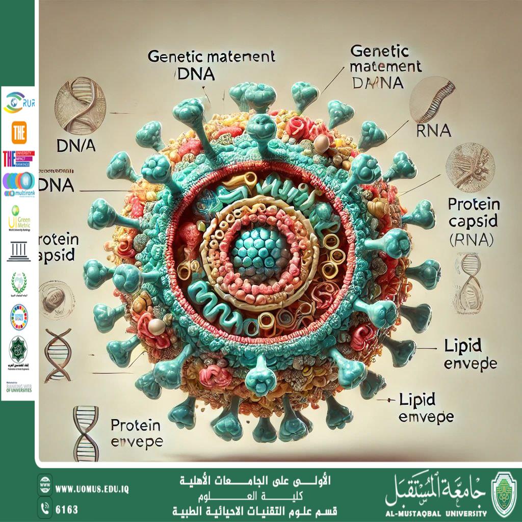 A scientific article by the lecturer (Asst. Lec.Alaa Ahmed Asaaf ) titled""Viruses: Structure, Function, and Impact on Life"