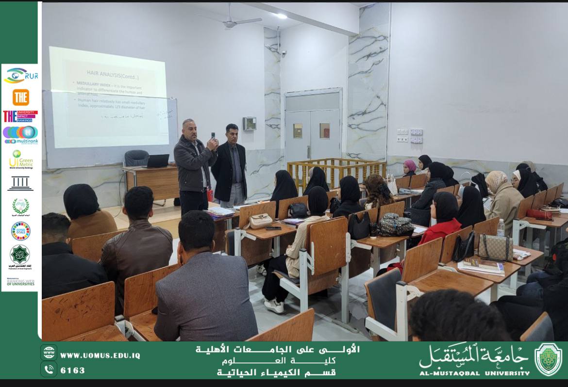 ورشة تدريبية لطلبة المرحلة الأولى حول كيفية ملء ورقة الببل شيت