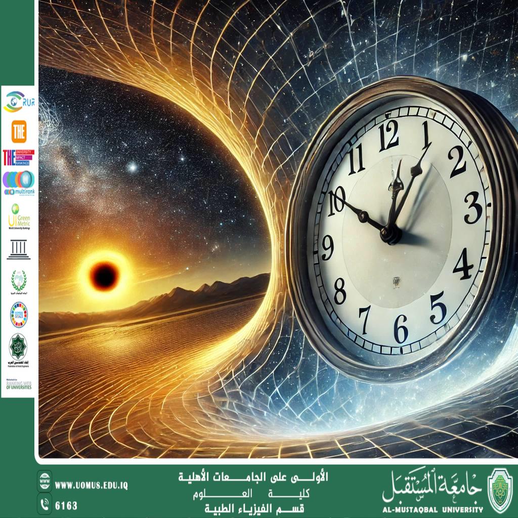 مقالة علمية للمعيد (محمد عبد الزهره ) بعنوان "الزمن في الفيزياء: هل هو مجرد وهم؟ ".