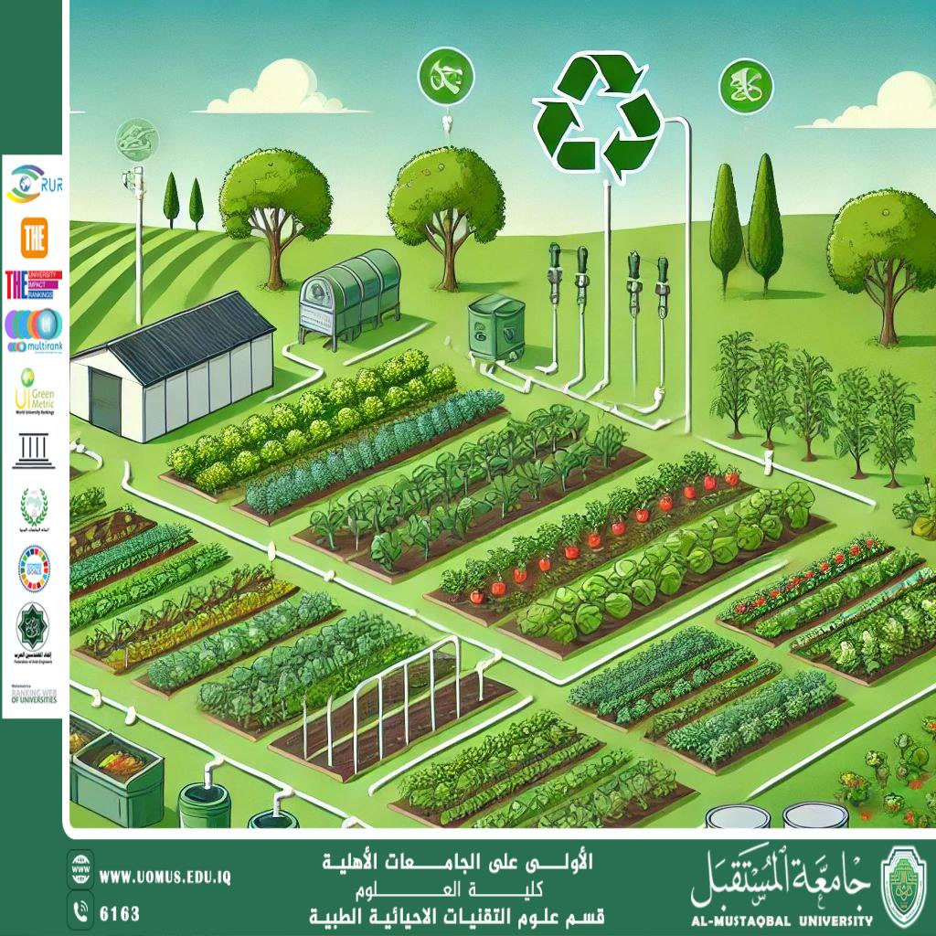 مقالة علمية للتدريسية  (م.م. الاء احمد عساف ) بعنوان " الزراعة المستدامة"