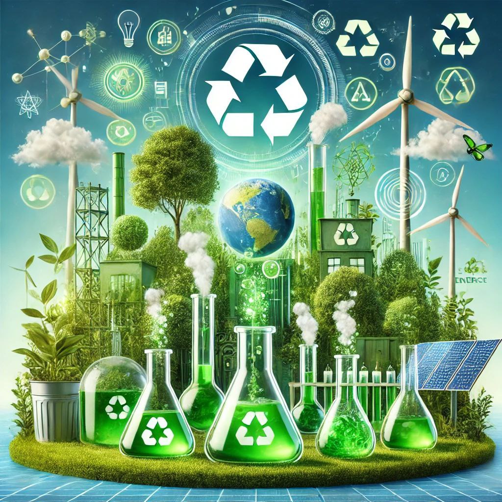 مقالة علمية للسيدة زينب صالح مهدي  بعنوان / الكيمياء الخضراء: نحو مستقبل مستدام وصديق للبيئة