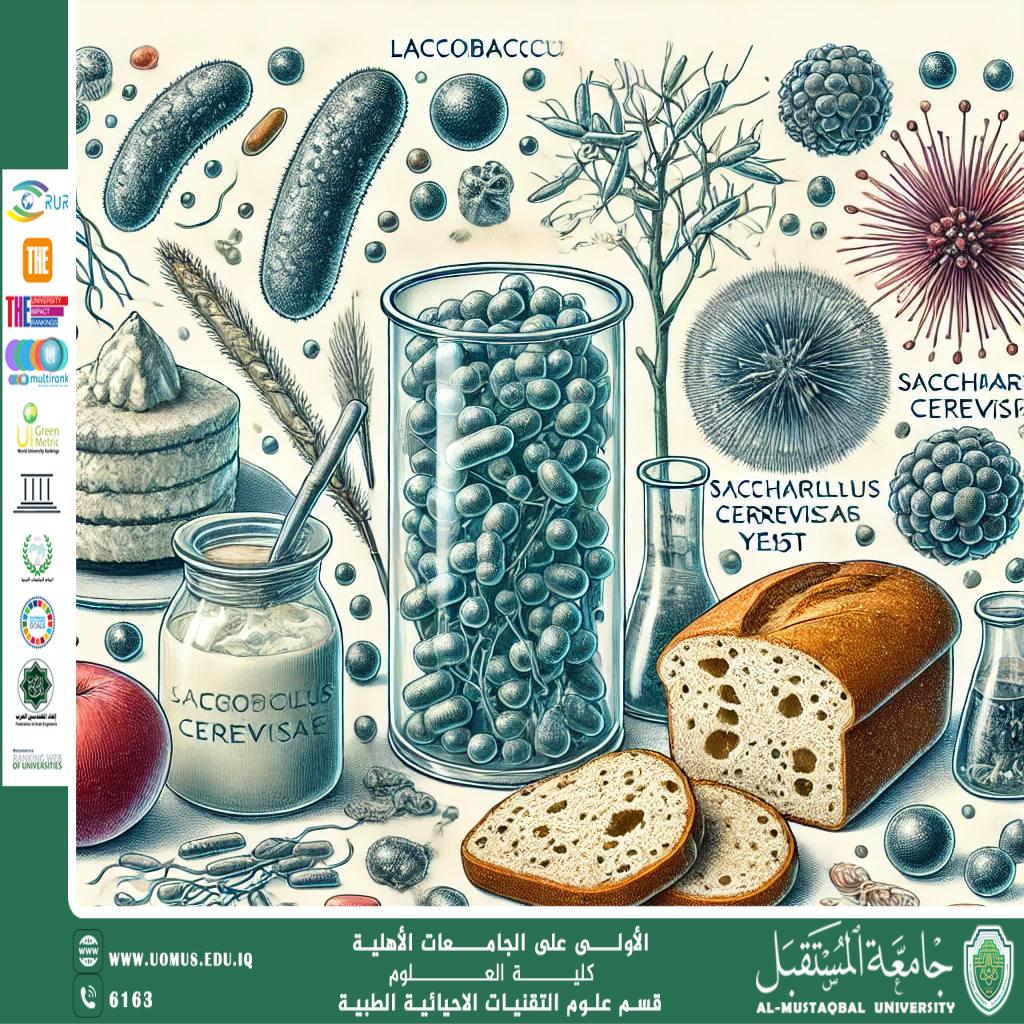 مقالة علمية ل( احمد جلال نعمة ) بعنوان "" استخدام الأحياء المجهرية في الصناعات الغذائية ""