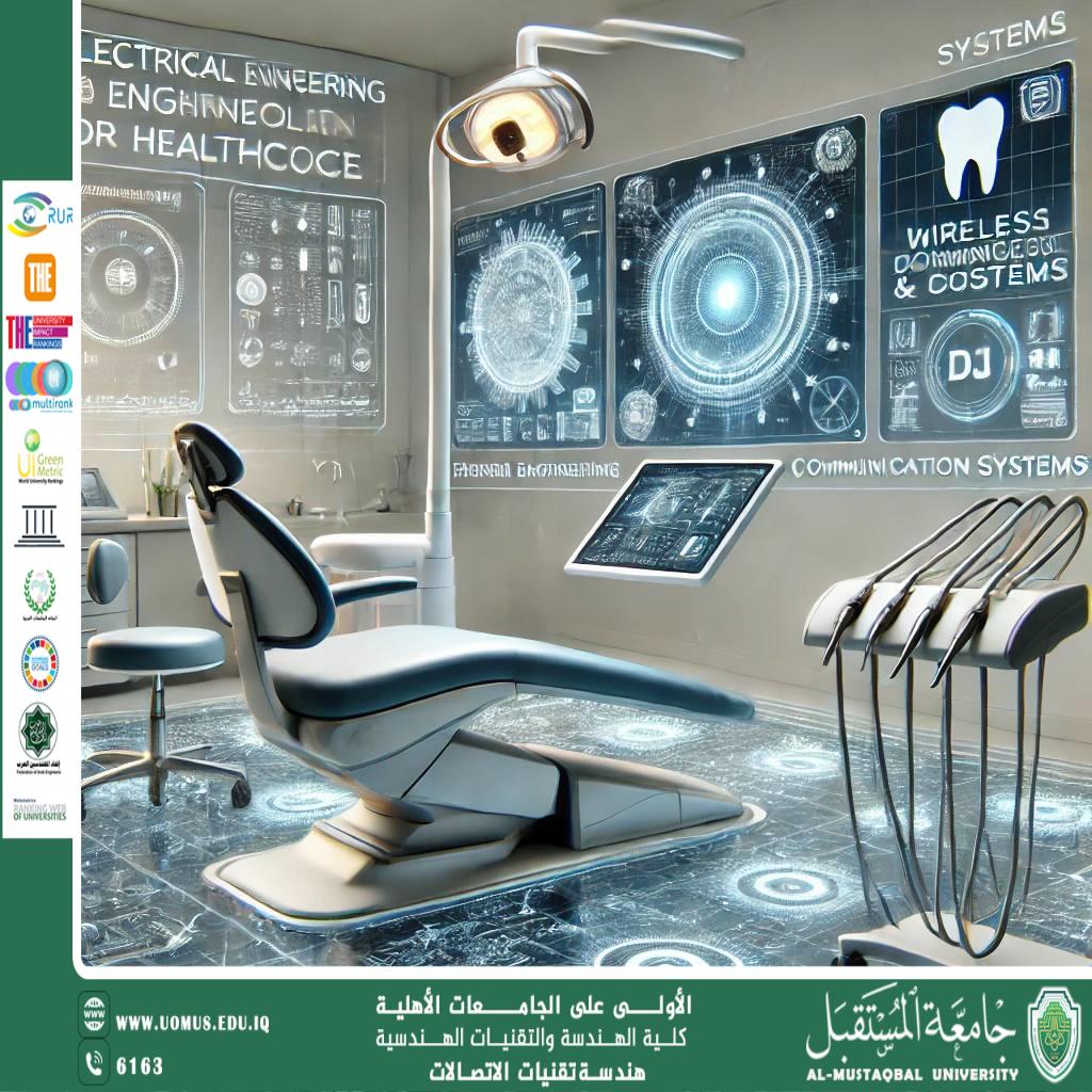 مقالة بعنوان "التقنيات المستقبلية في طب الأسنان: دور الهندسة الكهربائية والاتصالات في تطوير الأجهزة الذكية ودعم الاستدامة في الرعاية الصحية"للمدرس المساعد تمام علي العابدي 