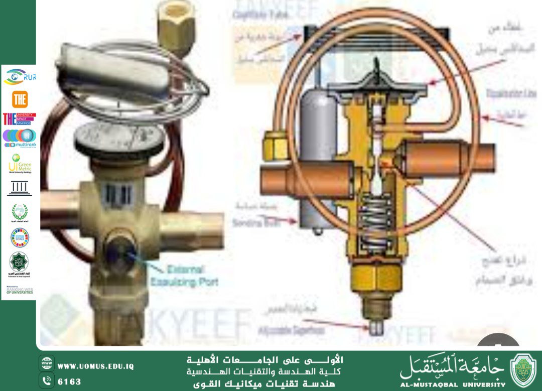 أهمية صمام التمدد في منظومات التكييف والتبريد