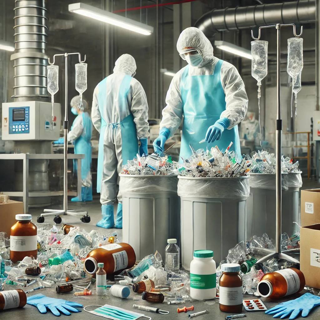 مقالة علمية للمعيدة تمارا نهاد عباس بعنوان(المخلفات الطبية)