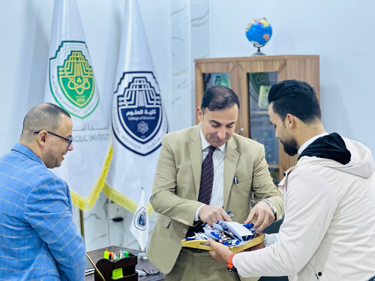 Biochemistry Department Students Celebrate the Birth Anniversary of Imam Abbas (PBUH) by Distributing Brochures