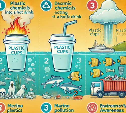 مقالة علمية للمعيدة تمارا نهاد عباس بعنوان(أضرار أكواب البلاستيك على الصحة والبيئة)